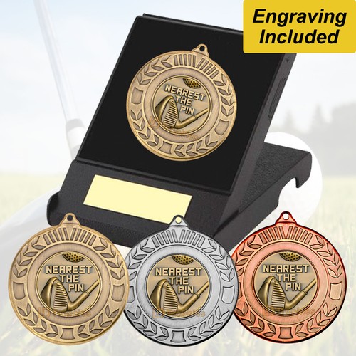 Nearest the pin golf medal - medal, in
