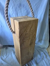 Decorative Solid Oak Door Stop