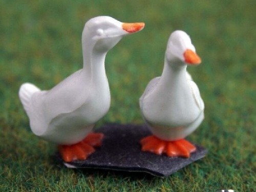 Pair geese ducks - pair, dolls