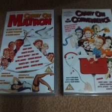 2 Carry On Films On VHS Video