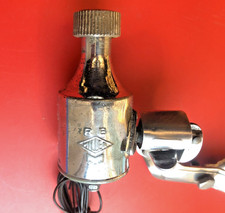 VINTAGE MILLER CHROME DYNAMO ALTERNATOR WITH FRAME FITTING/WIRING, IN EXC COND
