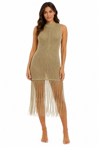Zara gold metallic crochet - zara,