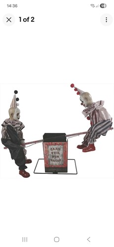 See saw clowns aninmatronic - see,