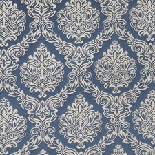 Beaumont Belle Damask Ink Blue