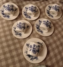 6 X Vintage Aynsley Coffee Can