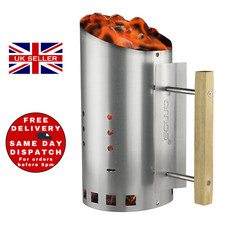 Amos bbq charcoal chimney - charcoal,