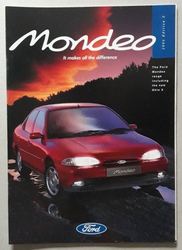 Ford mondeo brochure 1995 - brochure,