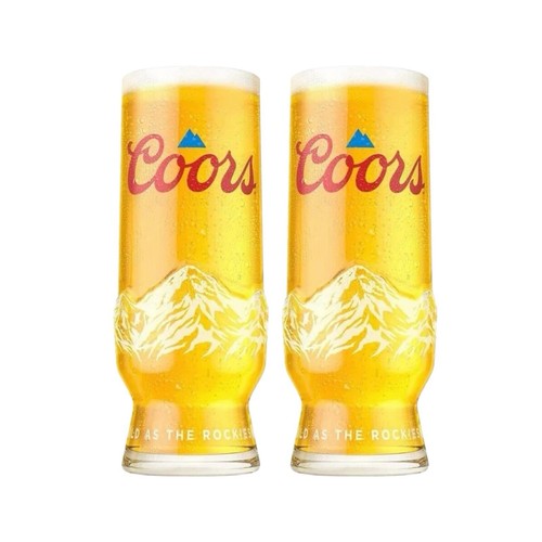 Coors light pint glass - coors, x2