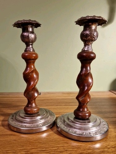 Pair vintage style barley - a,