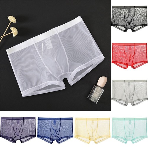 Boxer briefs mens see through - boxer,
