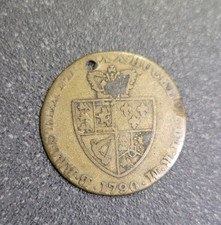 ** Collectable ** George III 1790 Gaming Token Coin