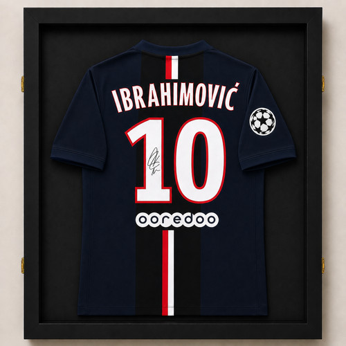 Signed framed zlatan - framed,