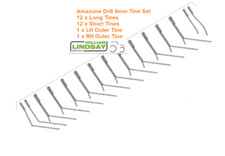 Amazone 3 Metre Seed Drill After Harrow Tine Set 9mm Tines For AD &ADP 302 303