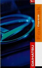 Daihatsu Fourtrak Independent & Fieldman 1996-98 UK Market Sales Brochure