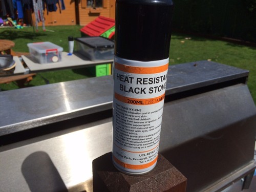 Heat resistant satin black - resistant,