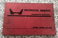 Vintage Honda N600 Owner’s