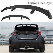 Carbon Fiber Style 52" Rear Roof Trunk Spoiler Wing Lip For Toyota Yaris Hatch