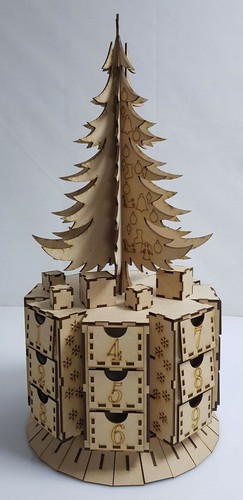 Large wooden mdf - large, christmas