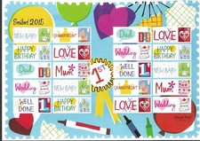 2015 Smilers Sheet, fine U/M