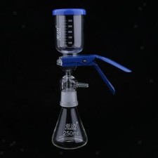 250ml Filtration Apparatus Vacuum Lab Filtering Unit With  And Clamp,