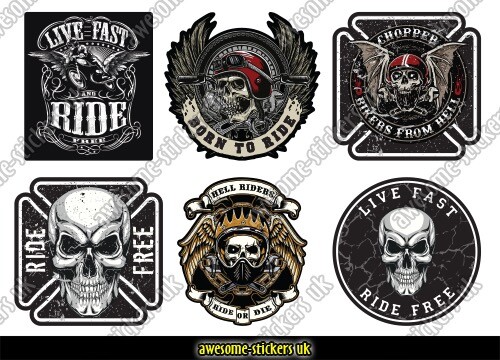 Motorcycle stickers 042 - 6, x