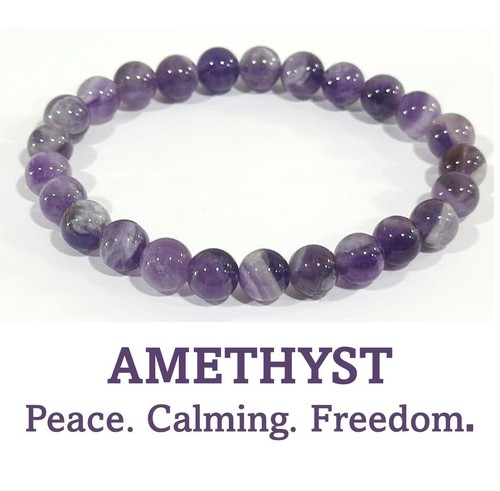 Amethyst beaded crystal stone - beaded,