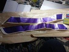 KAWASAKI ZRX1100-2000,ZR1100C4 ,Petrol TANK DECALS Purple/gold .