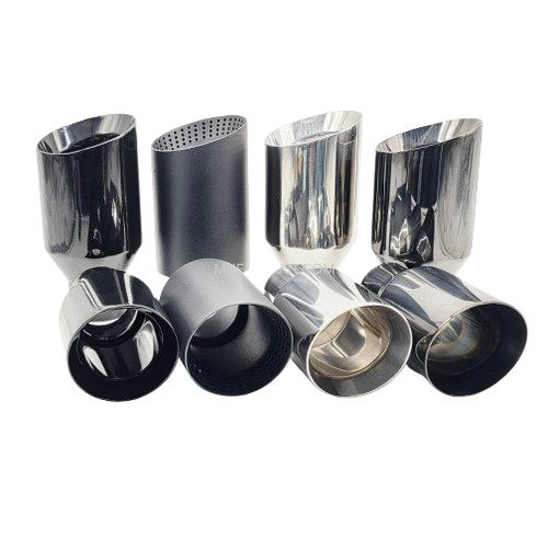 Exhaust tailpipe slash cut tip - slash,