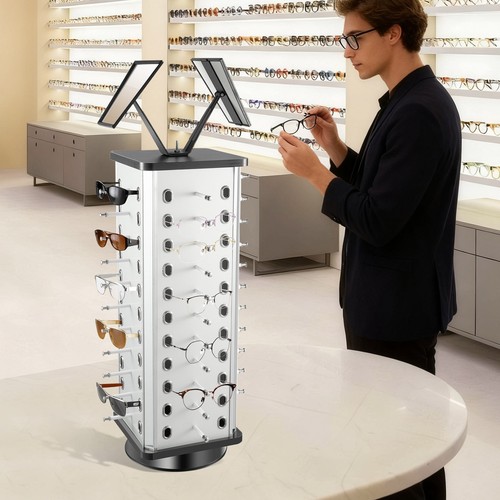 Rotating glasses display - glasses, stand