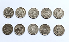 10 X King George V & VI .500