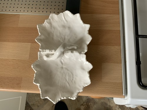 Double leaf serving bowl - , by