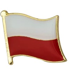 Poland  Flag Lapel Pin Badge