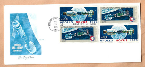 Apollo soyuz launch fdc - soyuz, jul