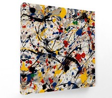 JACKSON POLLOCK -SQUARE CANVAS