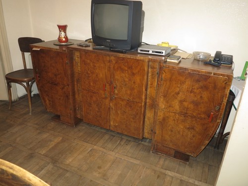 Old walnut living - walnut, room