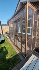 3 Sided Catio Cat Run 8ft x