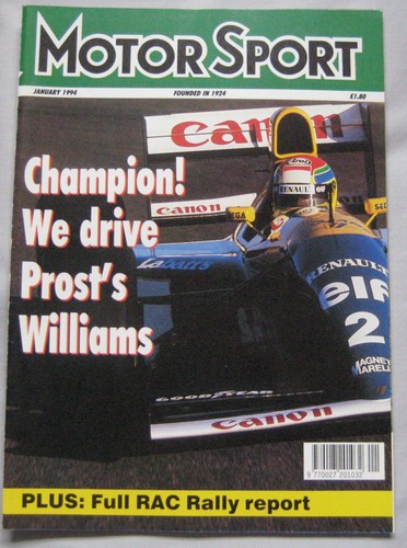 Motor sport magazine 1994 - motor,