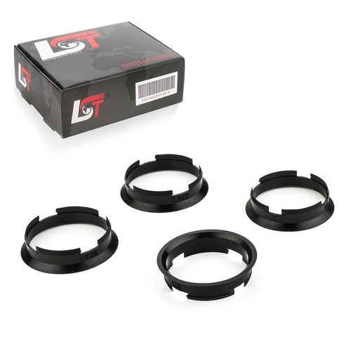 Center rings spacers black - 4x,