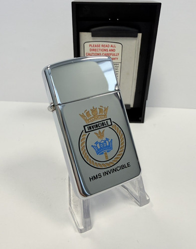 Genuine zippo slim lighter hms - zippo,