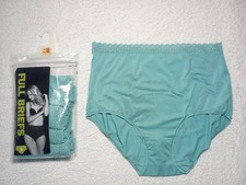 NEW 5-pack Marks & Spencer microfibre full briefs,  turquoise, size 10