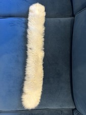 White Mink Tippet Scarf