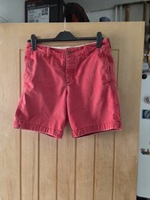 Mens Hollister Red Shorts Size