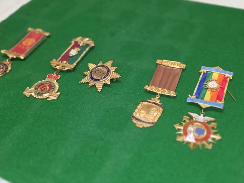 Vintage raob medals lot - raob, -hrh