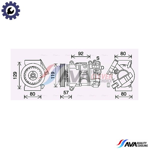Compressor air conditioning - compressor,