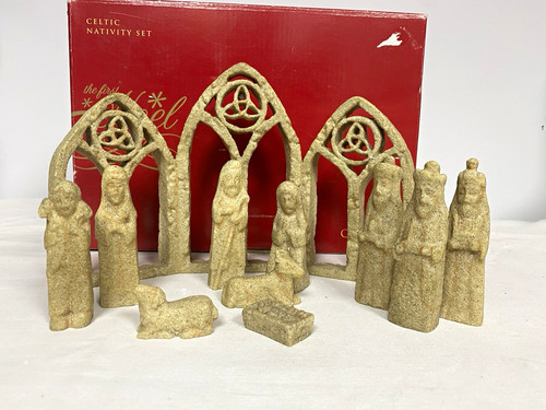 Past times celtic nativity set - celtic,