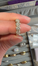 18ct gold 1ct Natural Diamond Ring Size O