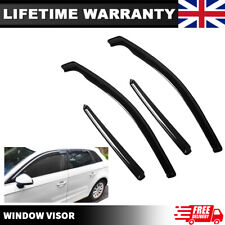 Audi A3 or S3 MK3 2013-2019 5 Door Sportback Wind Deflectors 4pc Tinted