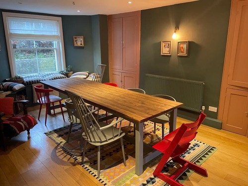 Farmhouse dining table - table,