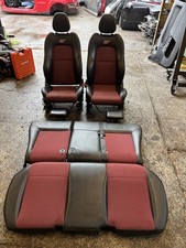 Ford Fiesta MK6 ST150 2004-2009 Red Half Leather Seats. Very good condition!!
