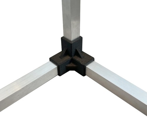 Way plastic corner joint - plastic,